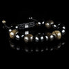 Golden Obsidian 12mm Macramé Bracelet
