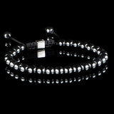 Hematite Macramé Bracelet