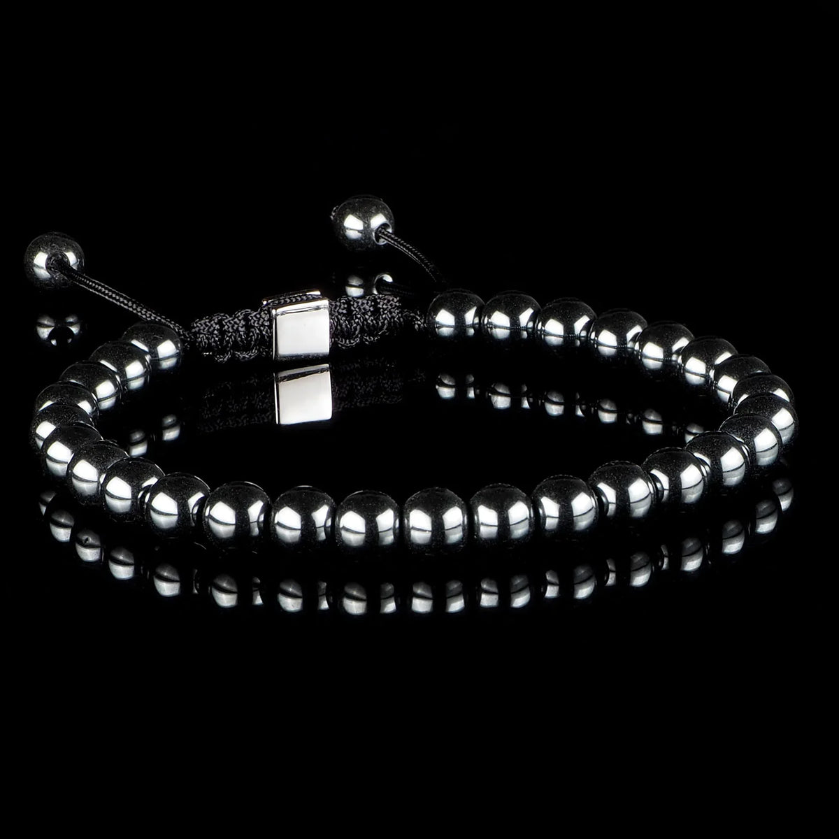 Hematite Macramé Bracelet