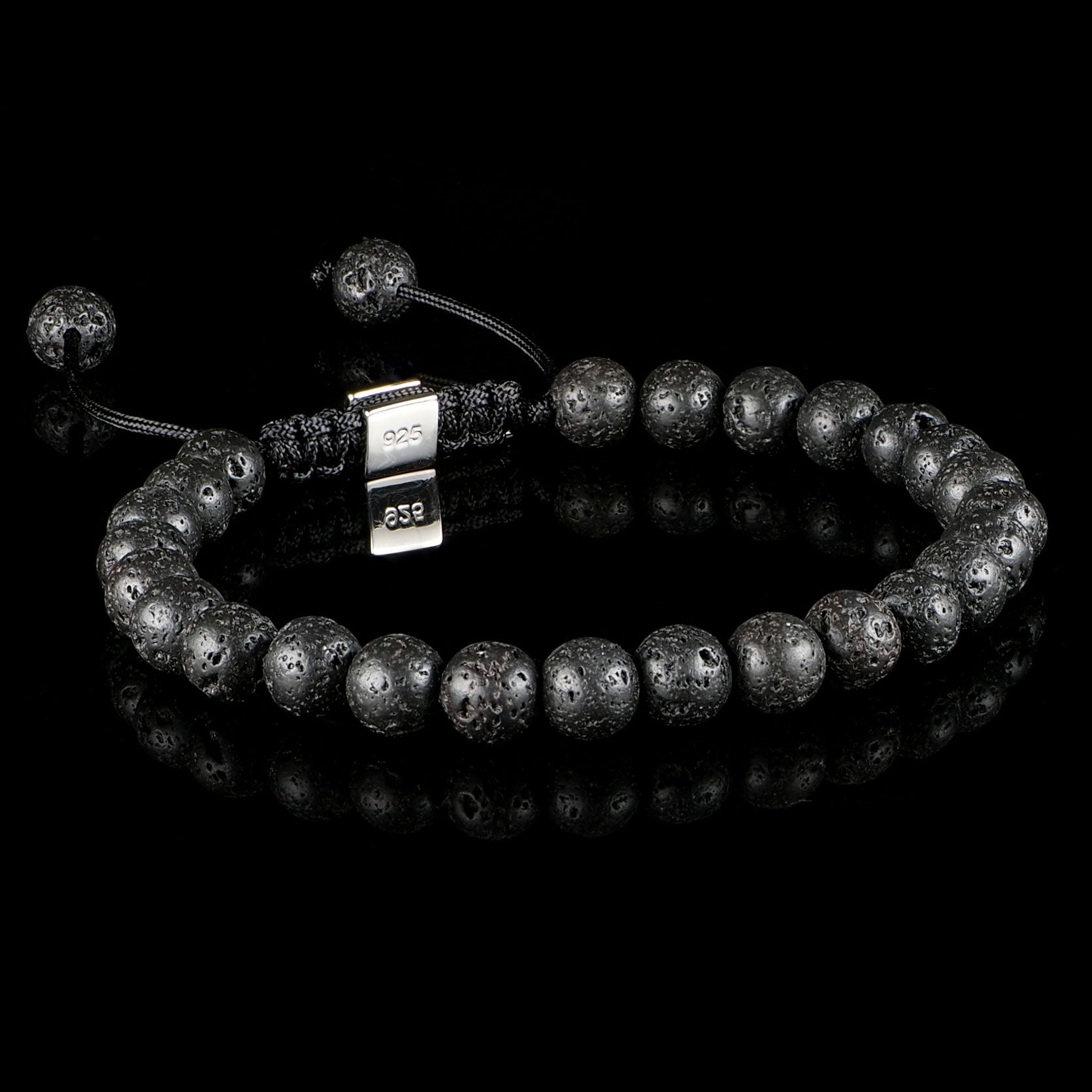 Lavastein Makramee Armband