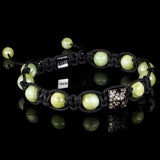 Korallen + Diamant Shamballa Armband