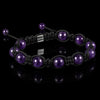 Amethyst Shamballa Bracelet
