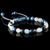 Aqua Macramé Bracelet