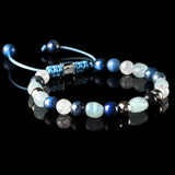 Aqua Macramé Bracelet