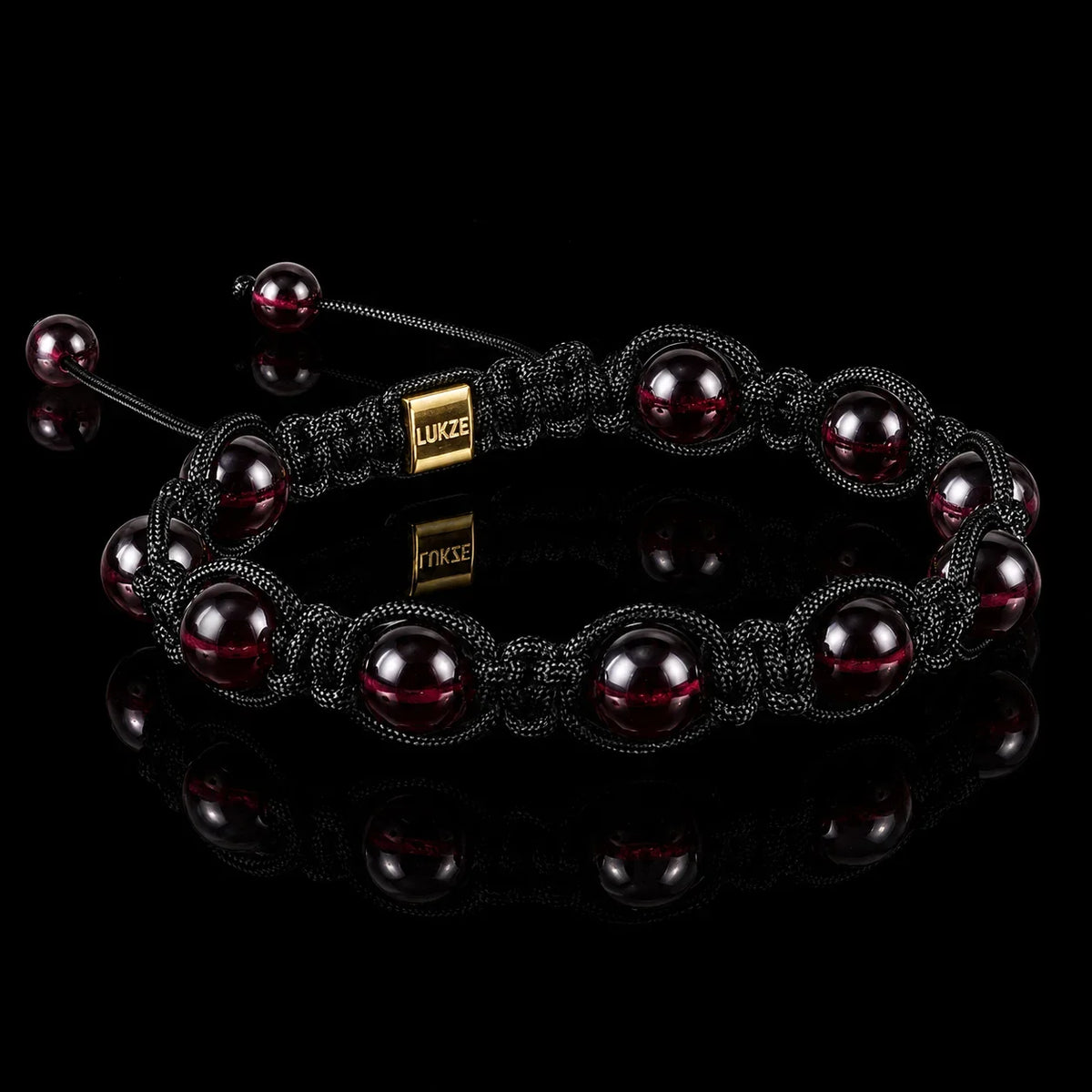 Garnet AA Shamballa Bracelet