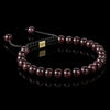 Garnet Macramé Bracelet