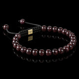 Garnet Macramé Bracelet