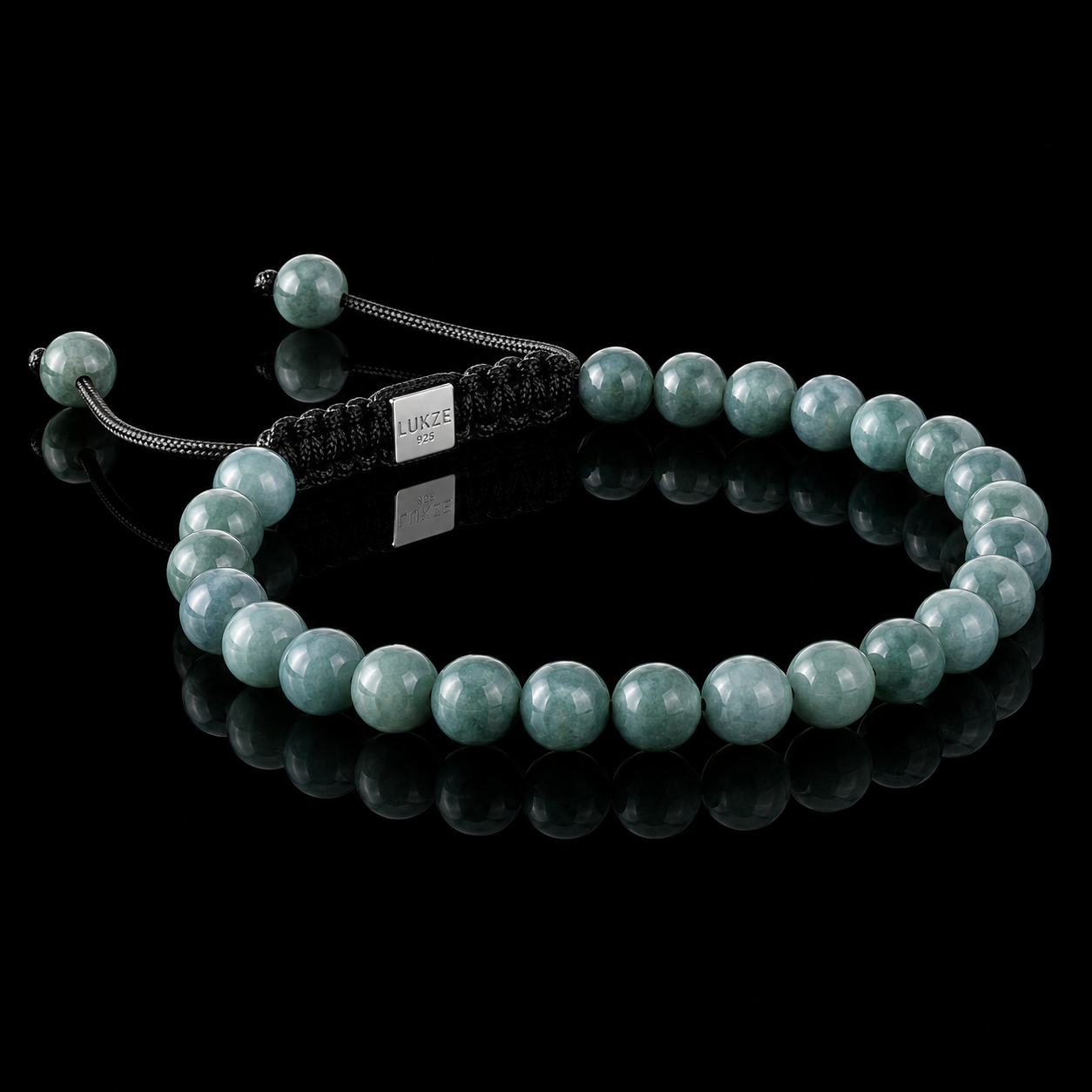 Guatemala Jade Macramé Bracelet