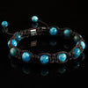 Apatite Shamballa Bracelet - Premium Mens Bead Bracelet - Lukze
