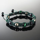 Tiger's Gold Shamballa Bracelet - Premium Mens Bead Bracelet - Lukze