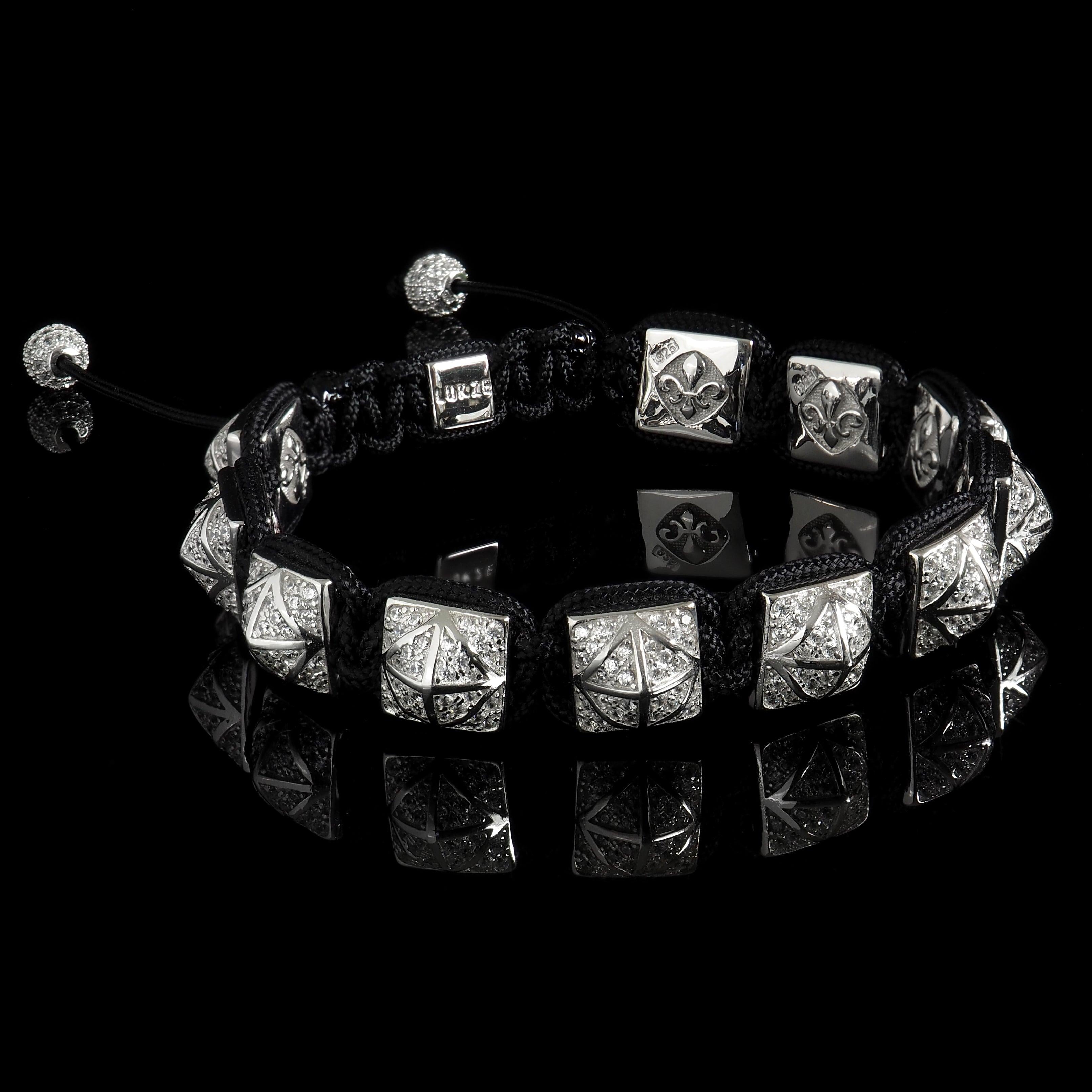 Stargazer Shamballa Bracelet - Premium Mens Bead Bracelet - Lukze