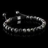 Larvikite Macramé Bracelet