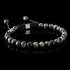Larvikite Macramé Bracelet