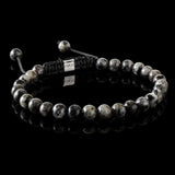 Larvikite Macramé Bracelet