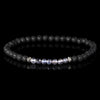 Iolite, Lava + 925 Silver Bracelet