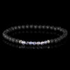 Iolite, Lava + 925 Silver Bracelet