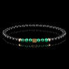 Malachite, Onyx + Yellow Gold Bracelet