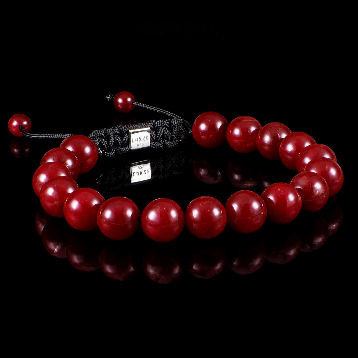 Malay Jade 10mm Macramé Bracelet