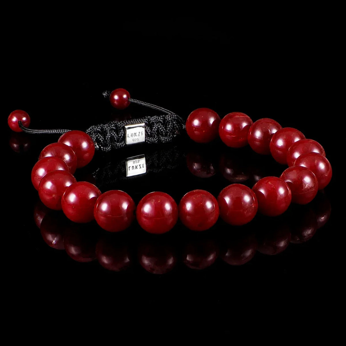Malay Jade 10mm Macramé Bracelet