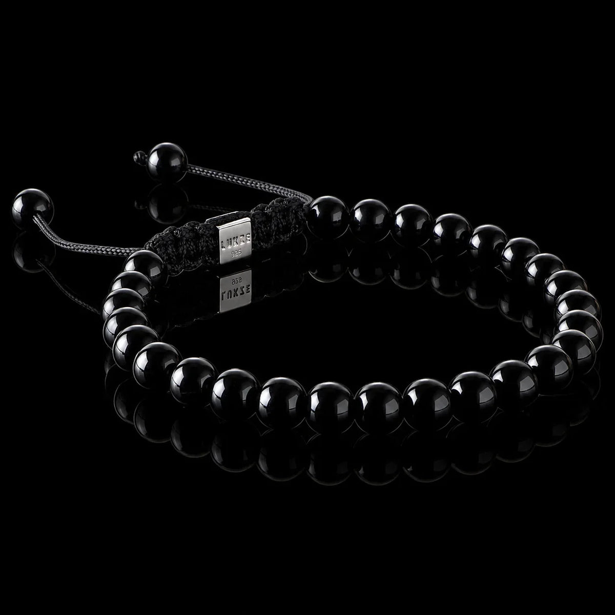 Onyx Macramé Bracelet