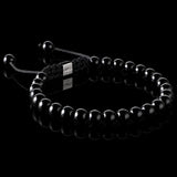 Onyx Macramé Bracelet
