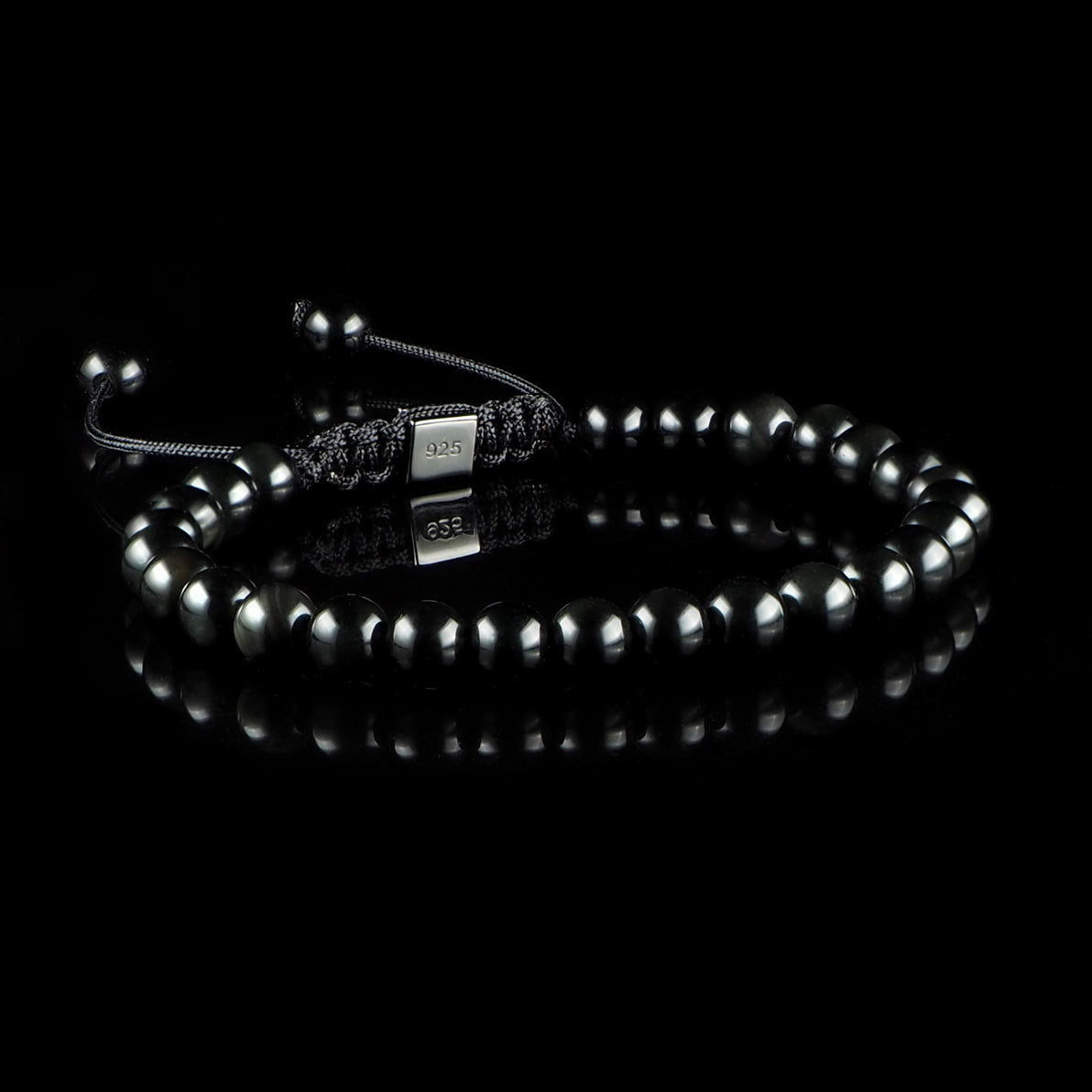 Onyx Makramee-Armband