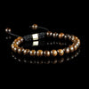 Bronzite Macramé Bracelet