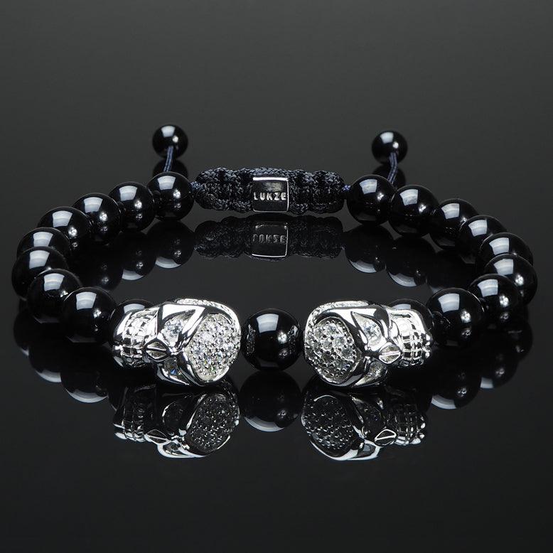 Phantom - Premium Mens Bead Bracelet - Lukze