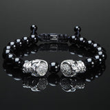 Phantom - Premium Mens Bead Bracelet - Lukze