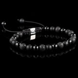 Triple Black Macramé Bracelet