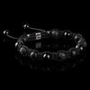 Triple Black Shamballa Bracelet