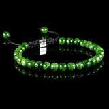 Chrome Diopside Macramé Bracelet