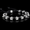 925 Skull + Onyx Macramé Bracelet