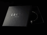 Lapis Lazuli + 925 Sterling Silver Bracelet - Premium Mens Bead Bracelet - Lukze