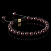 Garnet Macramé Bracelet