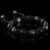 Golden Obsidian Shamballa Bracelet