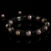 Charoite Shamballa Bracelet - Premium Mens Bead Bracelet - Lukze