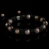 Charoite Shamballa Bracelet - Premium Mens Bead Bracelet - Lukze