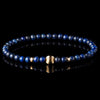 Lapislazuli-Armband aus Gelbgold