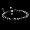 Larvikite Macramé Bracelet