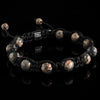 Leopardskin Jasper Shamballa Bracelet - Premium Mens Bead Bracelet - Lukze