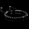 Hematite + Onyx Macramé Bracelet