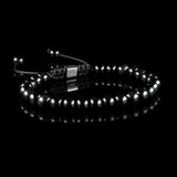 Onyx Makramee-Armband