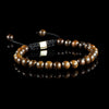 Bronzite Macramé Bracelet