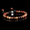Apple Jasper Macramé Bracelet