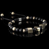 Makramee-Armband „Goldener Glanz“