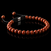 Red Jasper Macramé Bracelet