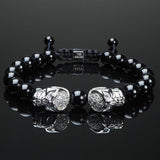 Phantom - Premium Mens Bead Bracelet - Lukze