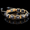 Golden Stargazer Shamballa Bracelet