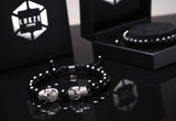 Phantom - Premium Mens Bead Bracelet - Lukze